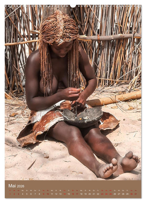 Beim Mbunza Volk - Namibia (CALVENDO Premium Wandkalender 2026)