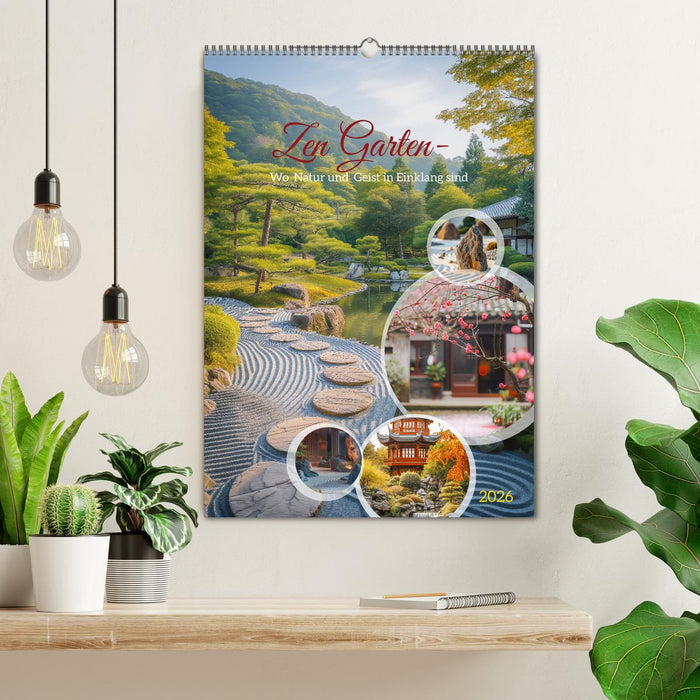 Zen Garten - Wo Natur und Geist in Einklang sind (CALVENDO Wandkalender 2026)