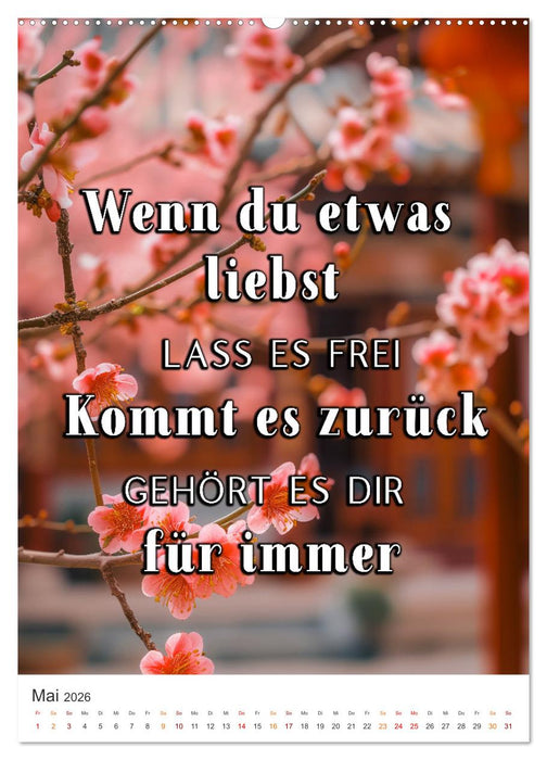 Zen Garten - Wo Natur und Geist in Einklang sind (CALVENDO Wandkalender 2026)