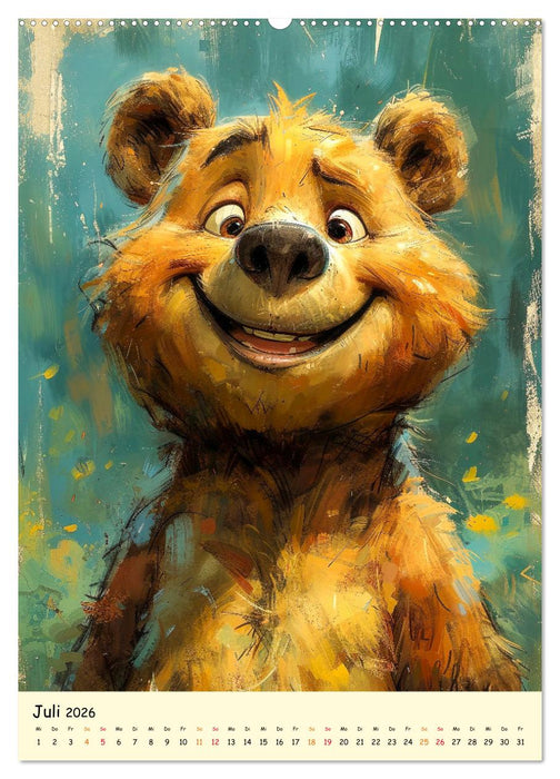 Meine lustigen Tiere (CALVENDO Premium Wandkalender 2026)