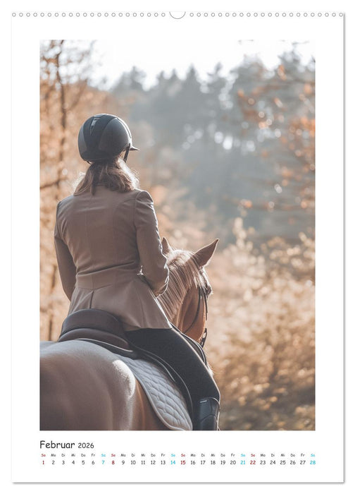 Die Champions im Sattel (CALVENDO Wandkalender 2026)