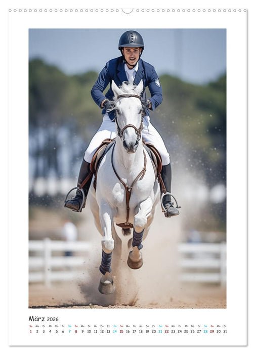 Die Champions im Sattel (CALVENDO Wandkalender 2026)