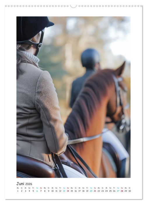 Die Champions im Sattel (CALVENDO Wandkalender 2026)