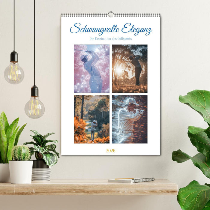 Schwungvolle Eleganz - Die Faszination des Golfsports (CALVENDO Wandkalender 2026)