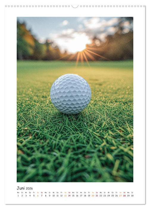 Schwungvolle Eleganz - Die Faszination des Golfsports (CALVENDO Wandkalender 2026)