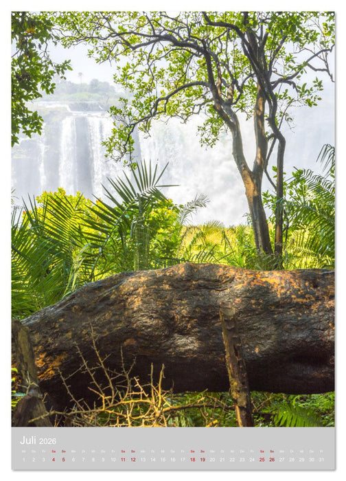 Gigantische Victoria Falls (CALVENDO Premium Wandkalender 2026)