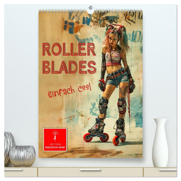 Rollerblades - einfach cool (CALVENDO Premium Wandkalender 2026)