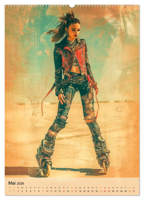 Rollerblades - einfach cool (CALVENDO Premium Wandkalender 2026)
