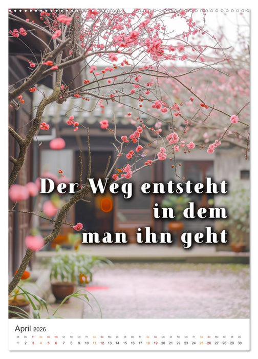 Zen Garten - Wo Natur und Geist in Einklang sind (CALVENDO Premium Wandkalender 2026)