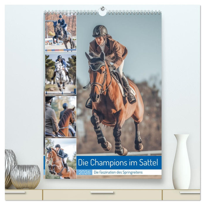 Die Champions im Sattel (CALVENDO Premium Wandkalender 2026)