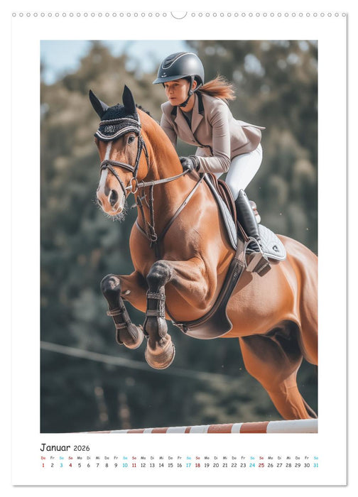 Die Champions im Sattel (CALVENDO Premium Wandkalender 2026)