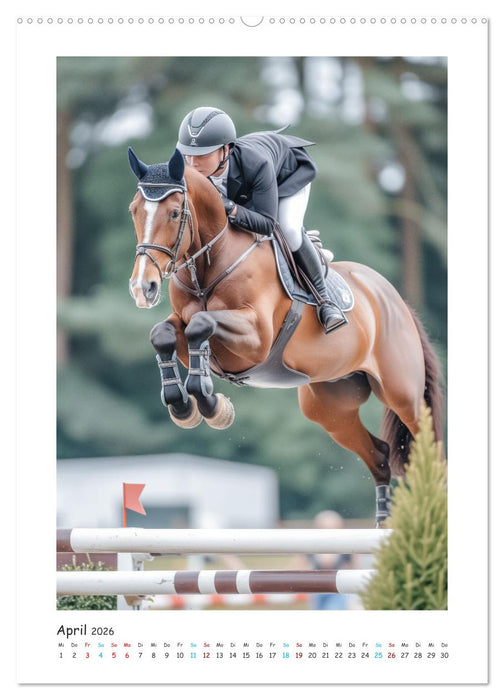 Die Champions im Sattel (CALVENDO Premium Wandkalender 2026)