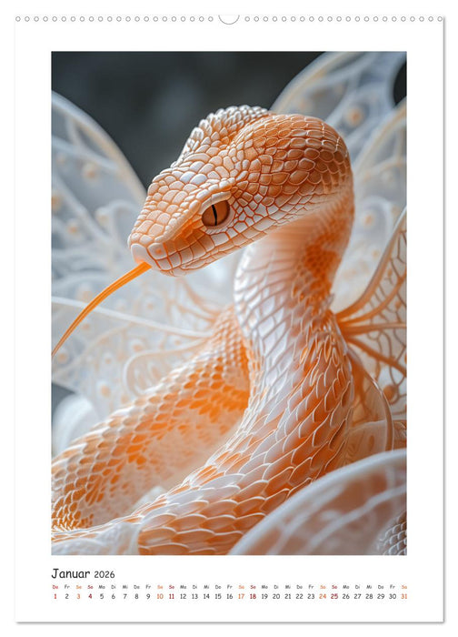 Geheimnisvolle Kreaturen (CALVENDO Premium Wandkalender 2026)