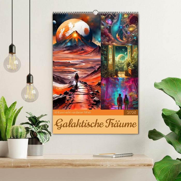 Galaktische Träume (CALVENDO Wandkalender 2026)
