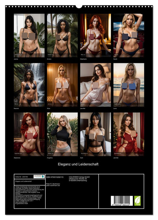 Eleganz und Leidenschaft (CALVENDO Premium Wandkalender 2026)