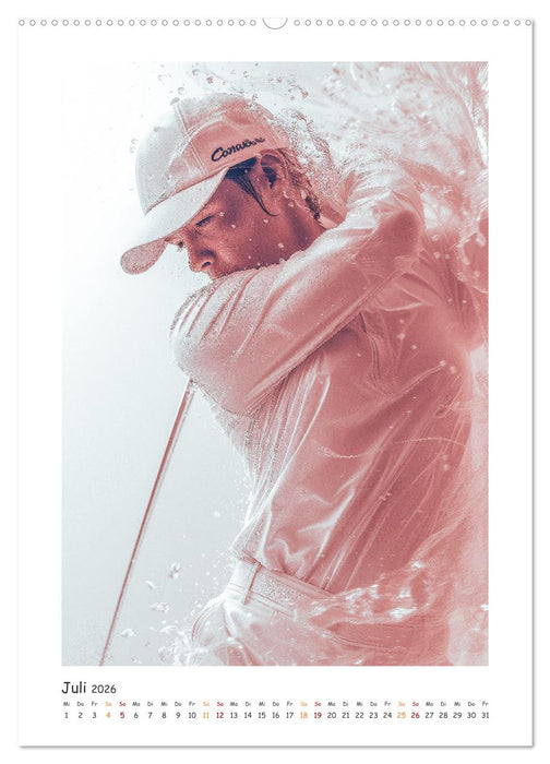 Schwungvolle Eleganz - Die Faszination des Golfsports (CALVENDO Premium Wandkalender 2026)