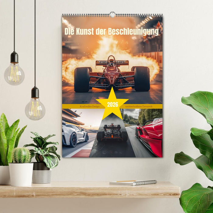 Die Kunst der Beschleunigung (CALVENDO Wandkalender 2026)