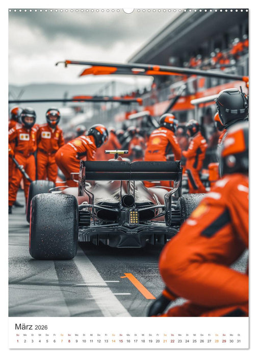 Die Kunst der Beschleunigung (CALVENDO Wandkalender 2026)