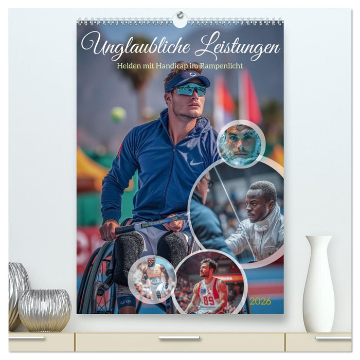 Unglaubliche Leistungen - Helden mit Handicap im Rampenlicht (CALVENDO Premium Wandkalender 2026)
