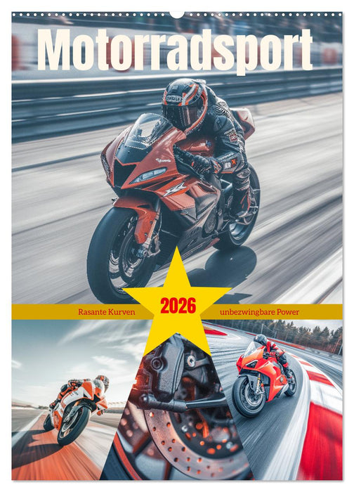 Motorradsport (CALVENDO Wandkalender 2026)