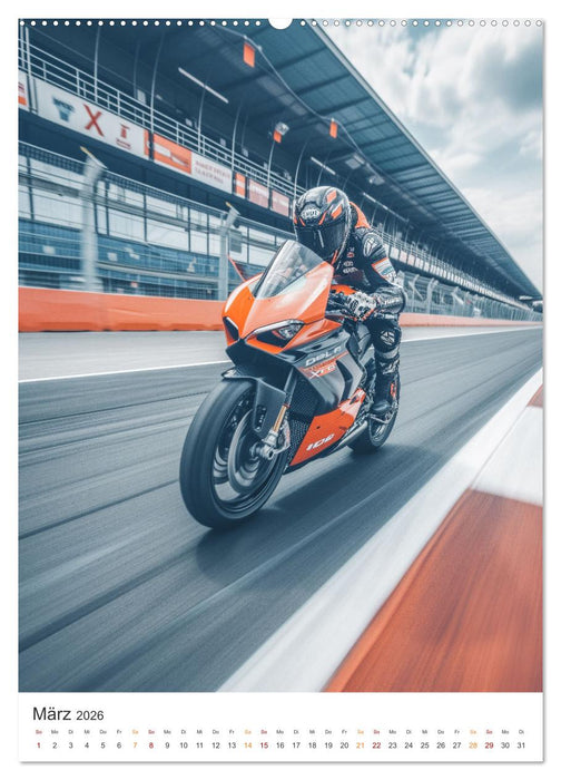 Motorradsport (CALVENDO Wandkalender 2026)