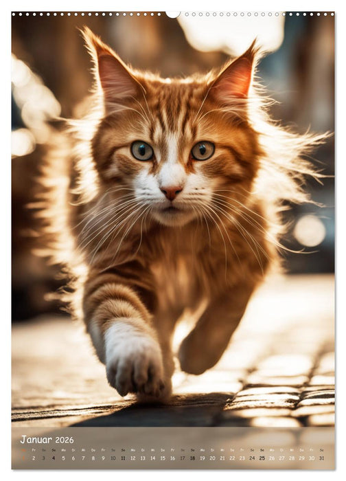 In den Straßen der Stadt - Tiere mitten unter uns (CALVENDO Wandkalender 2026)