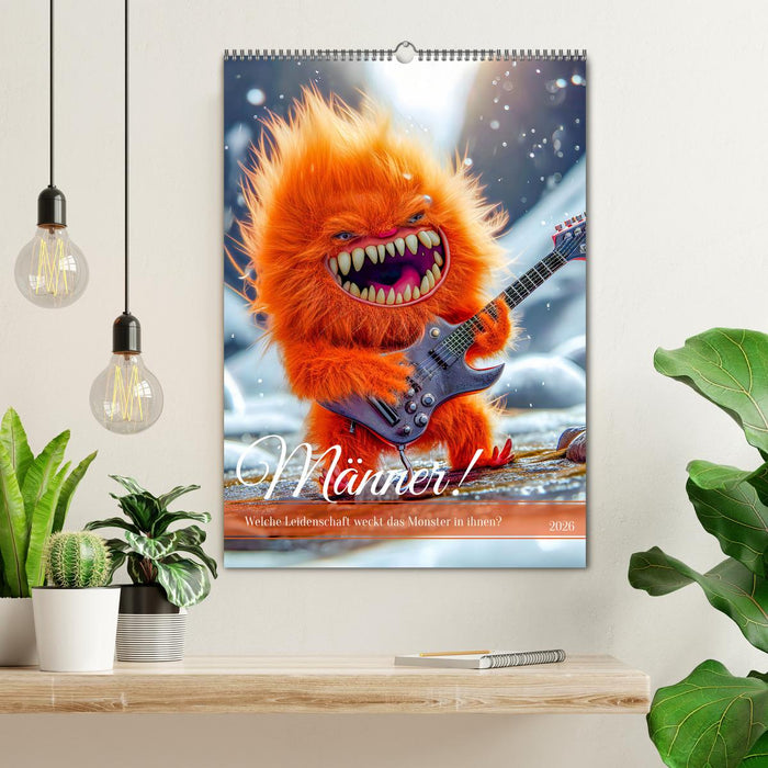 Männer! - Welche Leidenschaft weckt das Monster in ihnen (CALVENDO Wandkalender 2026)