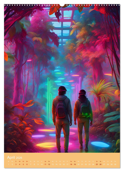 Galaktische Träume (CALVENDO Premium Wandkalender 2026)