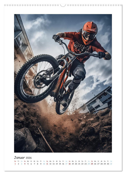 BMX Action (CALVENDO Premium Wandkalender 2026)