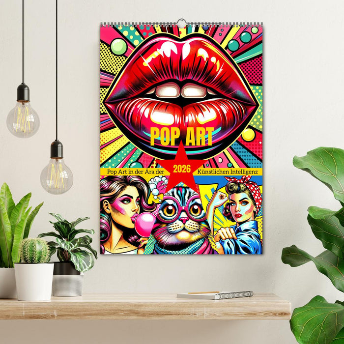 Pop Art - In der Ära der Künstlichen Intelligenz (CALVENDO Wandkalender 2026)