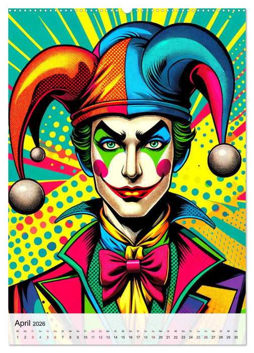 Pop Art - In der Ära der Künstlichen Intelligenz (CALVENDO Wandkalender 2026)