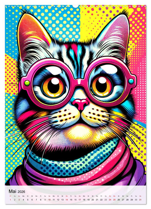 Pop Art - In der Ära der Künstlichen Intelligenz (CALVENDO Wandkalender 2026)