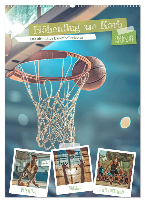 Höhenflug am Korb (CALVENDO Wandkalender 2026)