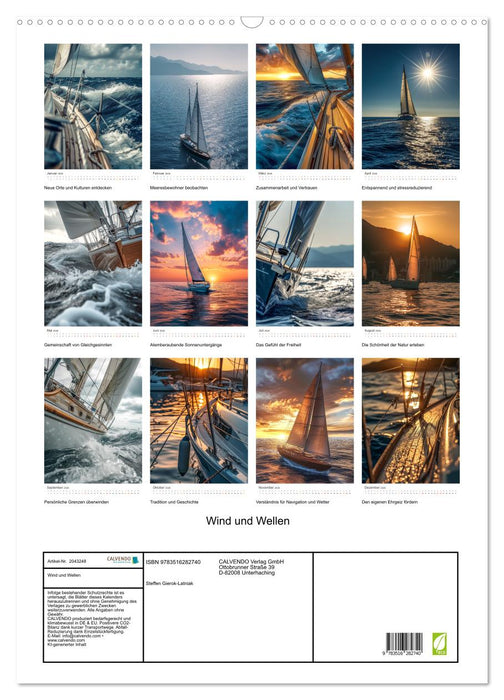 Wind und Wellen (CALVENDO Wandkalender 2026)