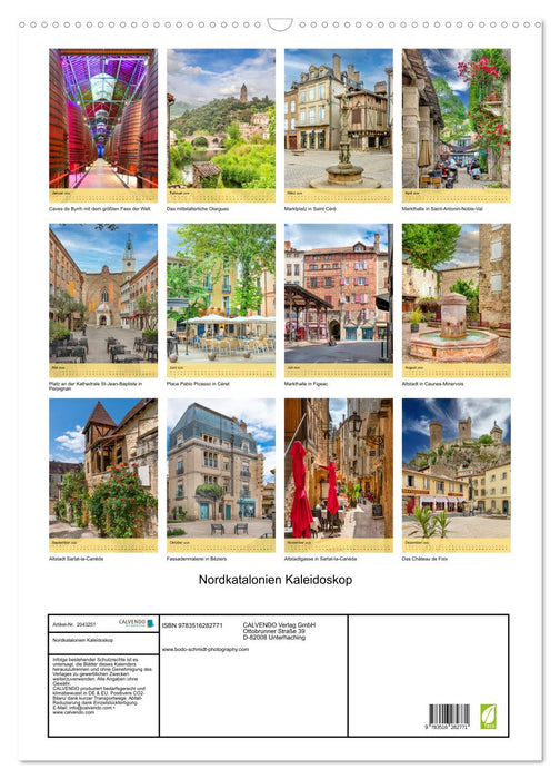 Nordkatalonien Kaleidoskop (CALVENDO Wandkalender 2026)