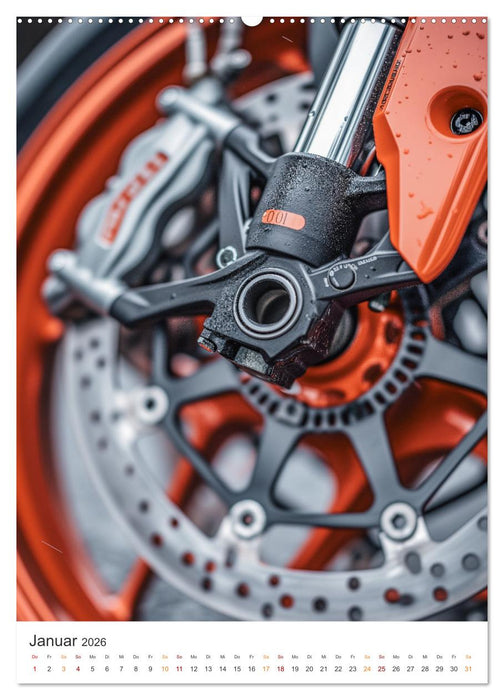 Motorradsport (CALVENDO Premium Wandkalender 2026)