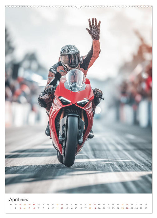Motorradsport (CALVENDO Premium Wandkalender 2026)