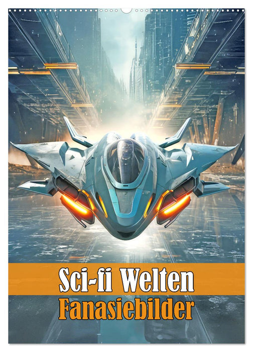 Sci-fi Welten - Fantasiebilder (CALVENDO Wandkalender 2026)