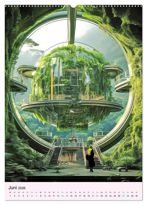 Sci-fi Welten - Fantasiebilder (CALVENDO Wandkalender 2026)