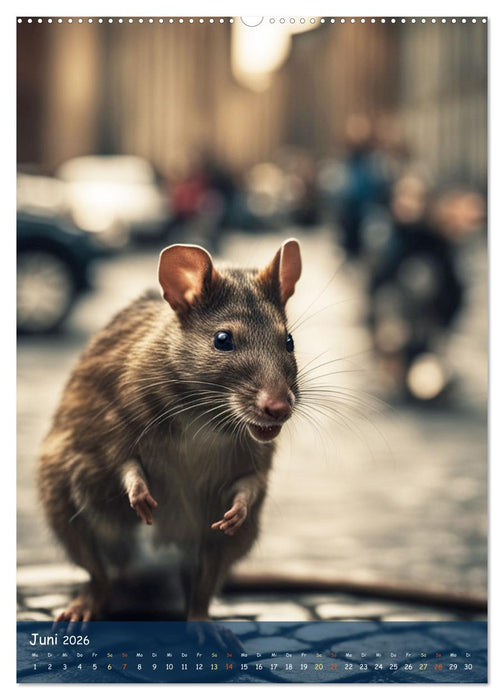 In den Straßen der Stadt - Tiere mitten unter uns (CALVENDO Premium Wandkalender 2026)