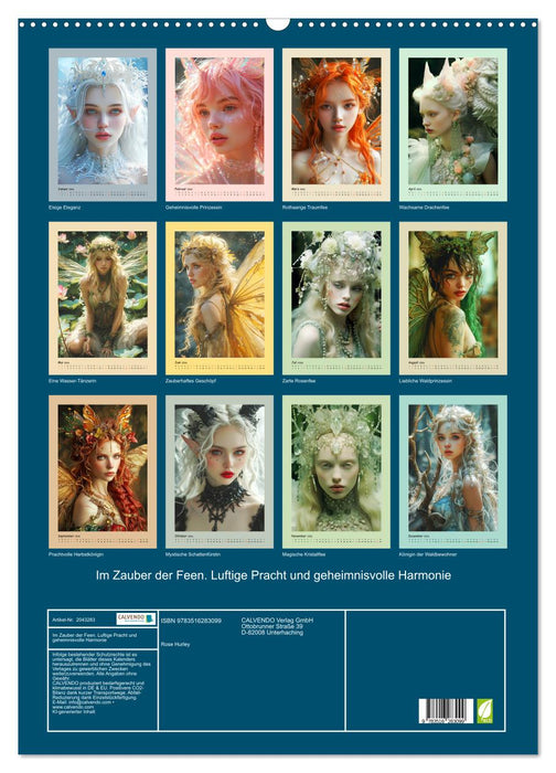 Im Zauber der Feen. Luftige Pracht und geheimnisvolle Harmonie (CALVENDO Wandkalender 2026)