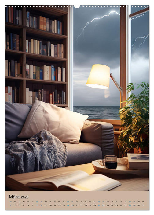 Leseglück (CALVENDO Premium Wandkalender 2026)