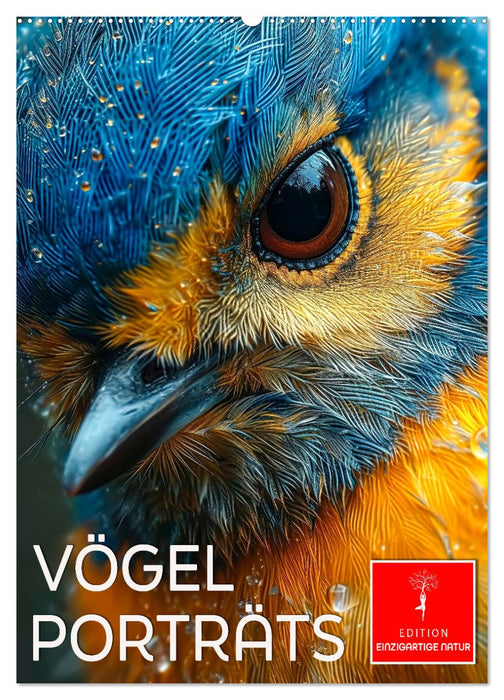 Vögel Porträts (CALVENDO Wandkalender 2026)