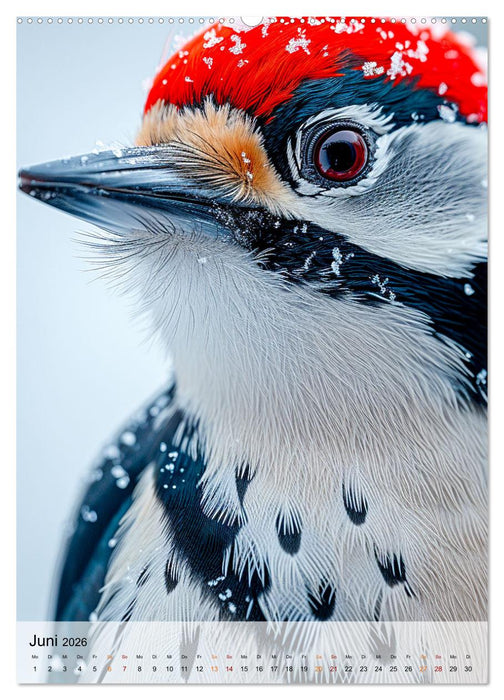 Vögel Porträts (CALVENDO Wandkalender 2026)