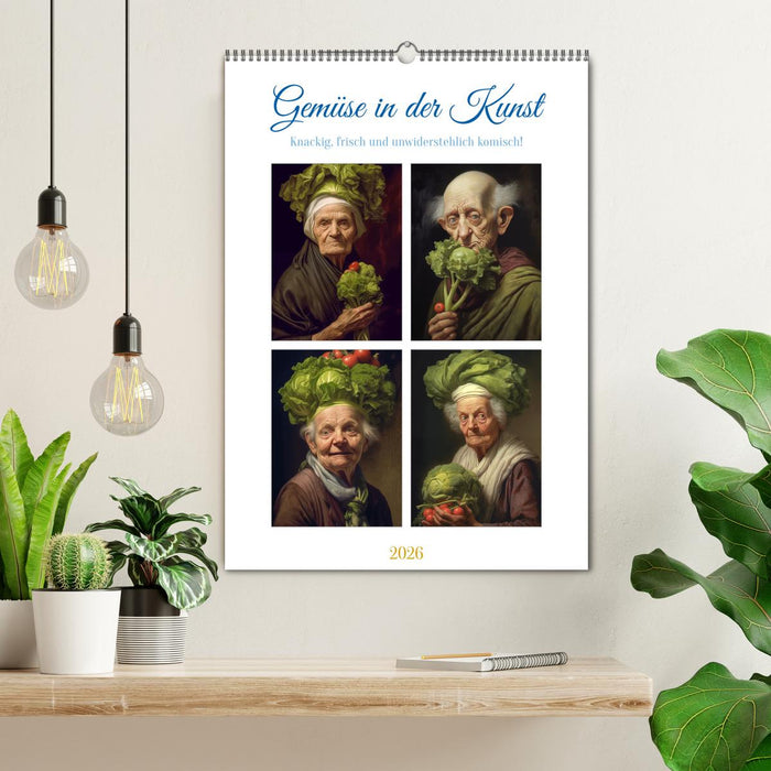 Gemüse in der Kunst (CALVENDO Wandkalender 2026)
