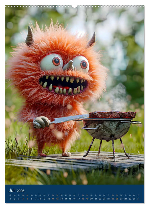 Männer! - Welche Leidenschaft weckt das Monster in ihnen (CALVENDO Premium Wandkalender 2026)