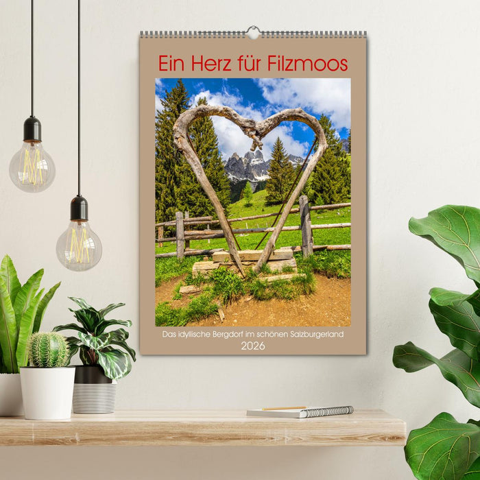 Ein Herz für Filzmoos (CALVENDO Wandkalender 2026)