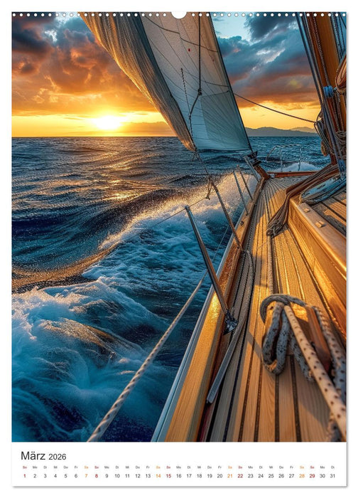 Wind und Wellen (CALVENDO Premium Wandkalender 2026)