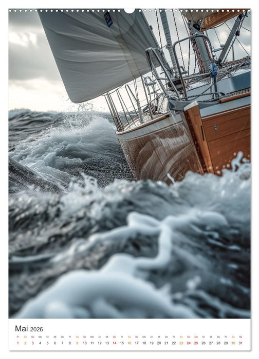 Wind und Wellen (CALVENDO Premium Wandkalender 2026)