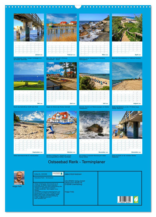 Ostseebad Rerik - Terminplaner (CALVENDO Wandkalender 2026)